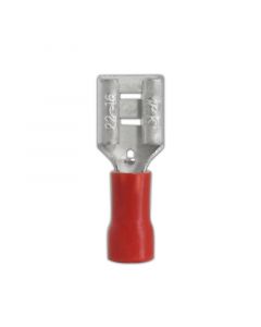 Terminal hembra rojo (0.64 - 1.29) mm (22 - 16 AWG) 10 unidades