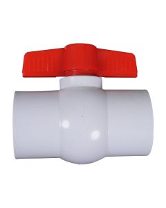 Válvula bola PVC lisa 5.08 cm (2") Abella