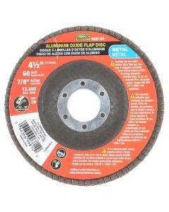 Disco flap 11.43 cm (4 1/2") grano 60 oxido aluminio