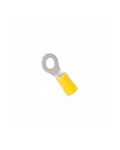 Terminal anillo amarillo 4.76 mm (3/16") (2.05 - 2.59) mm (12 - 10 AWG) 10 unidades