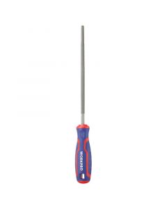 Lima metal redonda 8" mango bimaterial Workpro