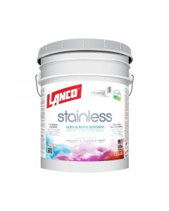 Pintura látex deep stainless variedad de colores satín 18.9270 l / 5 galones Lanco