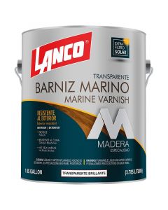 Barniz Marino base aceite transparente 3.78 L (1gal) Lanco