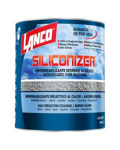 Pintura impermeabilizante de techo Siliconizer rojo 946 mL (1/4 gal) Lanco