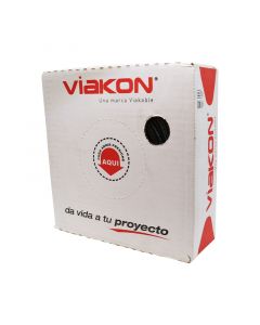 Caja con 100 metros de sólido thhn 10 negro ul viakon 600v