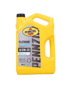 Aceite para motor 5W-20 4.73 L full sintético Pennzoil Platinum