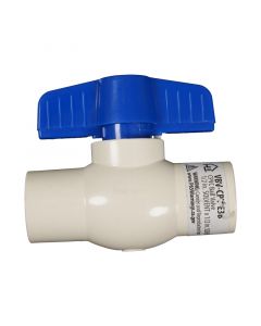 Válvula bola CPVC lisa 12.70 mm (1/2") Abella