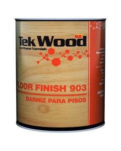 Barniz tek wood para piso 903 brillante 1/4 de galón