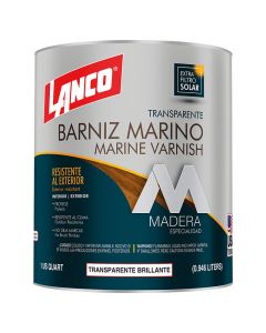 Barniz marino transparente 946 mL (1/4 gal) Lanco