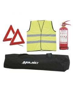 Kit de emergencia para auto con extintor