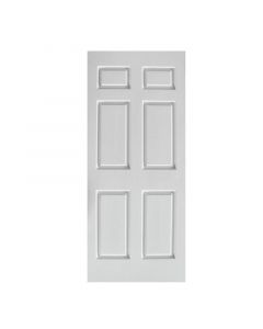 Puerta 6 tableros lisa metal 90x210cm