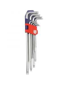 Set 9 llaves torx largas Workpro