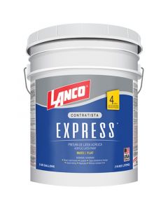Pintura látex Express deep mate 18.93 L (5 gal) Lanco