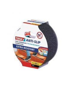 Cinta antideslizante 5.08 cm x 5 m (2") negro Tesa