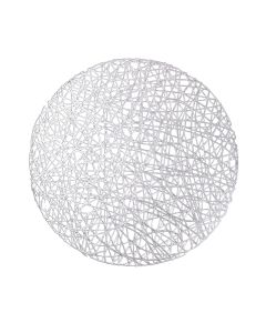 individual 38 cm plateado