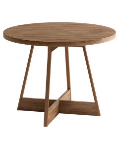 Mesa redonda rosé (76.5 x 100) cm