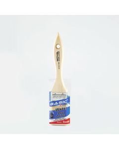 Brocha cerda sintética 2.54 cm (1") mango madera tratada nova basic