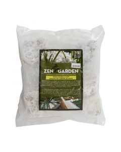 Piedra de mármol decorativa beige 5 lb zen garden