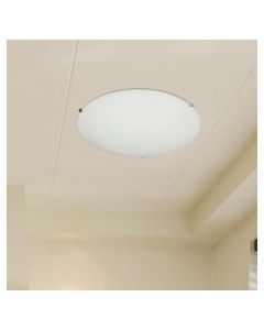 Set de 2 lámparas plafón moderna cromado 1 luz e27 02666