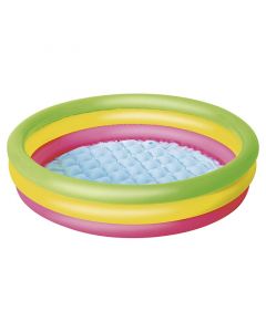 PISCINA INFLABLE CIRCULAR MULTICOLOR 102X25 CM