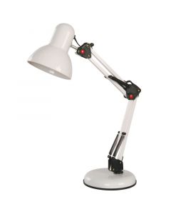 Lámpara de escritorio moderna blanco 1 luz e27 05242