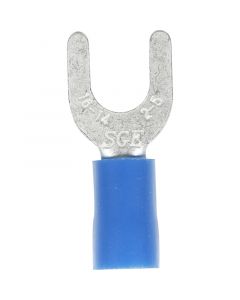 Terminal horquilla azul 4.76 mm (3/16") (1.29 - 1.62) mm (16 - 14 AWG) 10 unidades