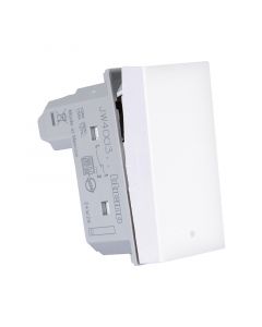 Interruptor 3 vías 127 V 15 A blanco Bticino Matix Go