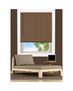 Persiana 2.54 cm (1") pvc mini blind (120 x 160) cm madera