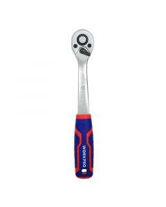 Ratchet cabeza de pera 3/8" mango bimaterial fácil liberación 45 dientes Workpro