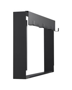 Organizador baño 1 nivel negro mate Basic Living