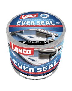 Cinta tapagoteras Ever Seal 10 cm x 1 m aluminio