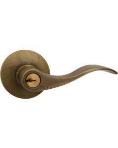 Chapa con llave queen para dormitorio latón antiguo