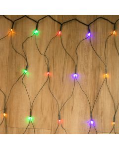 Luces navideñas led malla 96 leds 1.5 m²  multicolor