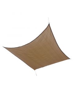 Toldo vela cuadrado 3x3 m beige