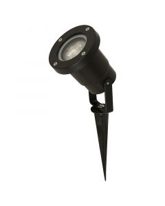 Set de 2 estacas para jardín moderna negro 1 luz GU10 22385