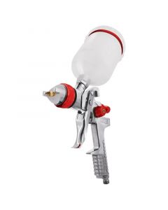 Pistola de gravedad HVLP neumática 35-45 PSI vaso plástico de 600 ml