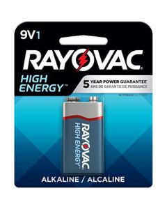 Batería 9v 1 rayovac alcalina