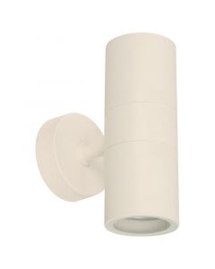 Lámpara de pared para exterior blanco 2 luces gu10 23668