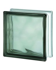 Vidrio block brillante Clear Gray (19 x 19 x 8) cm