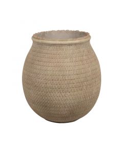 Maceta de piso fibra - cemento (35 x 35 x 38) cm khaki