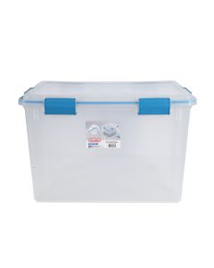 Caja de almacenaje 76 l transparente