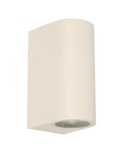 Lámpara de pared para exterior blanco 2 luces gu10 23664