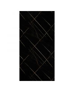 Panel decorativo de pared SPC (122 x 244) cm negro