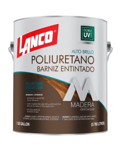 Barniz entintado poliuretano light oak 3.78 L (1 gal) Lanco