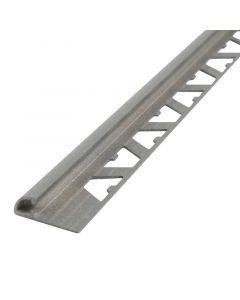 Perfil aluminio gris claro 10 mm
