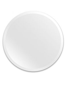 Espejo convencional redondo 60 x 60 cm con borde biselado