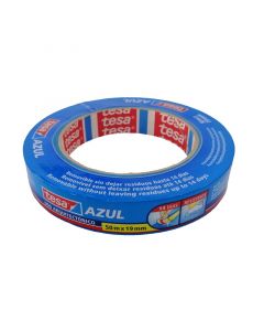 Cinta de enmascarar 19 mm x 50 m  (3/4") azul