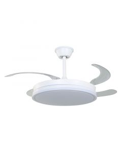 Ventilador doméstico de techo 106.68 cm (42") 4 aspas 1 luz blanco Artfan
