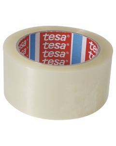 Cinta adhesiva de empaque 5.08 cm x 90 m (2") transparente 6 unidades Tesa