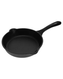 Sartén 16.5 cm de hierro fundido precurado negro